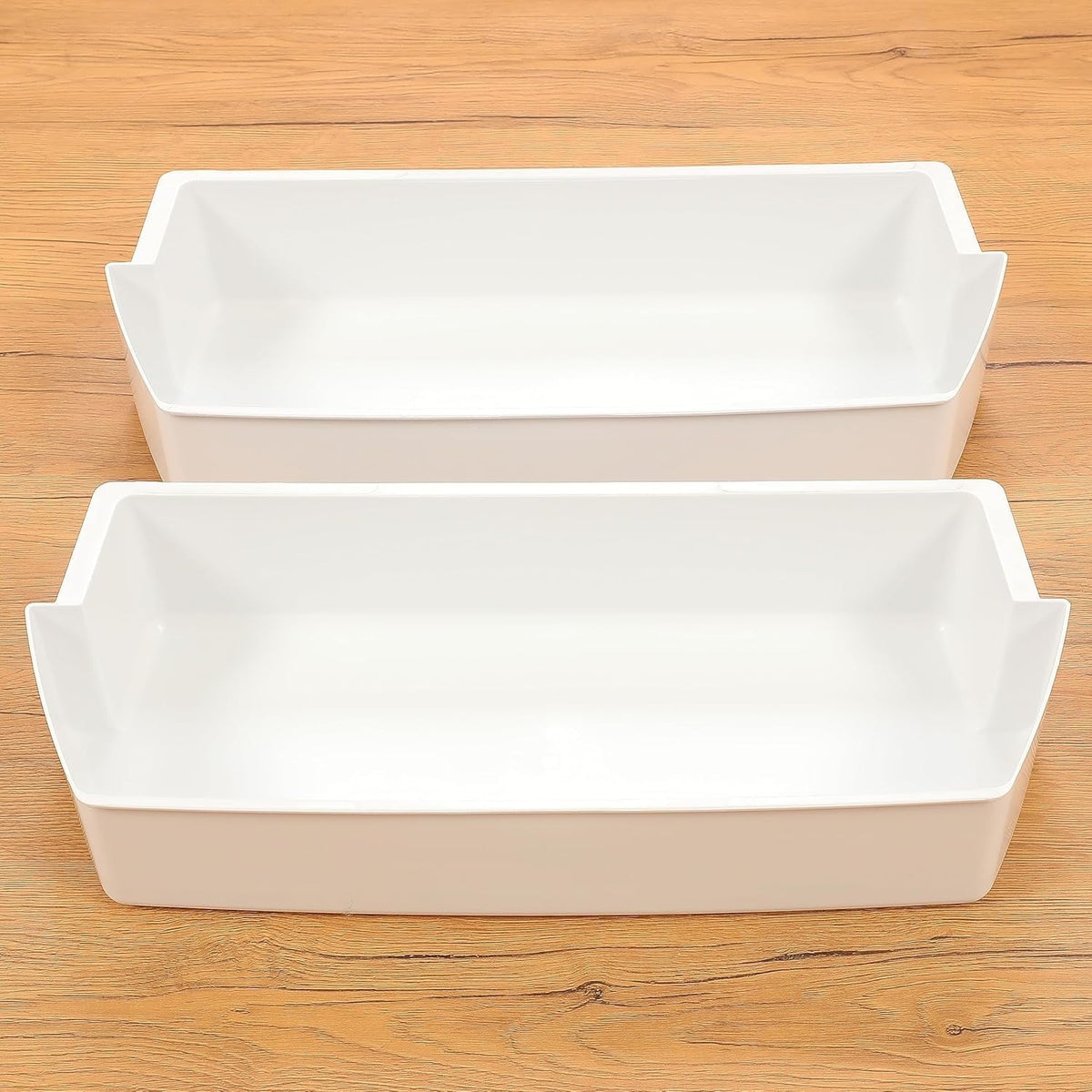 ao1koneko Kojem 2187172 Refrigerator Door Bin Shelf – White, 2-Pack – Fits