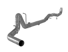 Load image into Gallery viewer, 4 Inches Aluminized Steel Down Pipe Back Exhaust for 2011-2015 GM 6.6L Duramax LML Fits V-Band Clamp Style Turbo Downpipes - junior