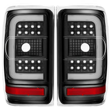 Load image into Gallery viewer, For Ford Ranger 2001-2011 Black Housing Clear Lens Tail Lights LED C Light Bar