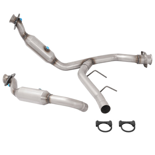 Left & Right Side Catalytic Converter Y Pipe For Ford F-150 3.5L V6 2011-2014-junior