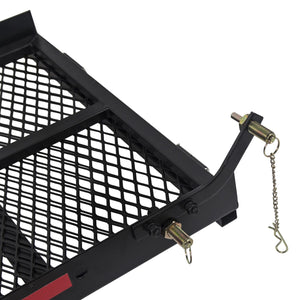 Kojem Car Hitch Cargo Carrier Scooter and Wheelchair Carrier with Folding Ramp Steel 500 lbs Weight Capacity