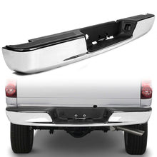 Load image into Gallery viewer, 03-09 Dodge RAM 1500 2500 3500 Rear Step Bumper Assembly Chrome effect picture