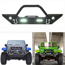 Load image into Gallery viewer, 07-18 Jeep Wrangler JK LED Lights Front Bumper efffect picture