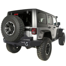 Load image into Gallery viewer, 07-18 Jeep Wrangler JK Textured Black Rear Bumper