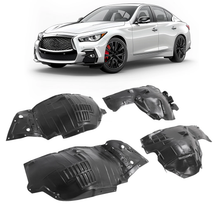 Load image into Gallery viewer, Inner Fender Liners Set of 4 Driver &amp; Passenger Side For Infiniti Q50 2014-2023