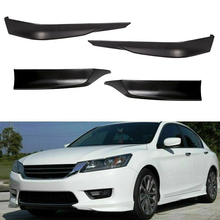 Load image into Gallery viewer, For 2013-2015 Honda Accord 4DR HFP Matte Black Front Rear Bumper Spoiler Lip