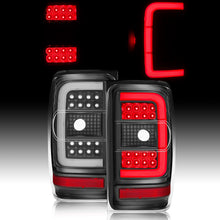 Load image into Gallery viewer, For Ford Ranger 2001-2011 Black Housing Clear Lens Tail Lights LED C Light Bar