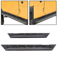 Load image into Gallery viewer, 1997-2006 Jeep Wrangler TJ Rock Slider Rocker Guard Nerf Bar Step Armor effect picture