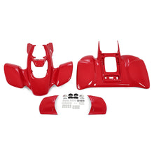 Load image into Gallery viewer, NEW FOR HONDA TRX 400EX TRX400EX 1999-2004 RED FRONT + REAR FENDER PLASTIC KIT