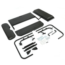 Load image into Gallery viewer, Flip Rear Back Seat Kit - Black Cushion For Yamaha Drive G29 2007-2016 Golf Cart