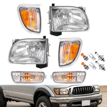 Load image into Gallery viewer, Headlights +Turn Signal + Corner Signal Lights W/Bulbs For Toyota Tacoma 2001-04
