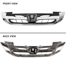 Load image into Gallery viewer, Chrome JDM Mod Style Front Hood Grille Grill Fit 13-15 9th Honda Accord 4 Door