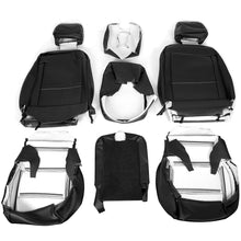 Load image into Gallery viewer, For 2014-2018 Chevy Silverado LT DOUBLE Cab Full Set Seat Cover Black