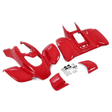 Load image into Gallery viewer, NEW FOR HONDA TRX 400EX TRX400EX 1999-2004 RED FRONT + REAR FENDER PLASTIC KIT