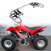 Load image into Gallery viewer, Aluminum Nerf Bars Silver bar Black nets For 2001-2024 Honda TRX 250EX 250X Pair