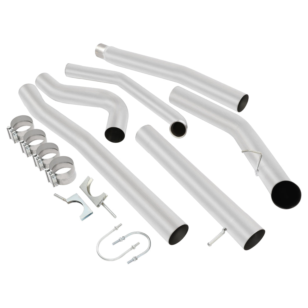 YIKATOO® 4 Inches Stainless Steel Exhaust Pie For Silverado 1994-2000 6.5L Duramax-junior