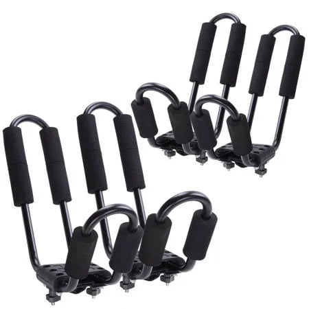 Kojem J-Bar 2 Pairs Universal Kayak Roof Rack Top Mount Carrier Rack SUV Van Car Crossbar