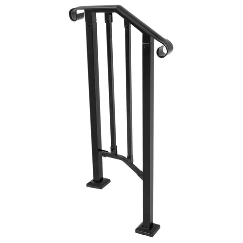 KOJEM Fit 1 or 2 Steps Outdoor Stair Railing for Concrete Steps