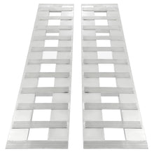 Load image into Gallery viewer, 2PCS 60''X 15'' 6800 LBS Aluminum Hook Ramps End For Car Trailer Hauler Tractor