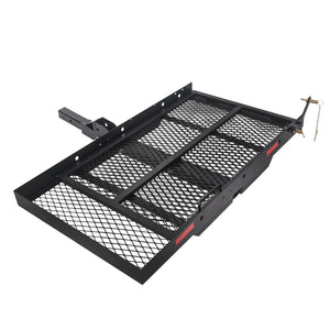 Kojem Car Hitch Cargo Carrier Scooter and Wheelchair Carrier with Folding Ramp Steel 500 lbs Weight Capacity