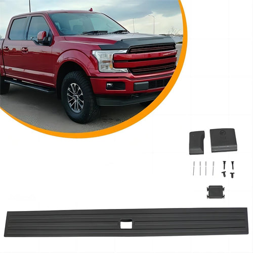 Kojem Tailgate Cap Molding Trim for 2015-2019 Ford F150 with Release Button