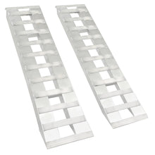 Load image into Gallery viewer, 2PCS 60''X 15'' 6800 LBS Aluminum Hook Ramps End For Car Trailer Hauler Tractor