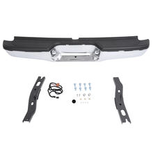 Load image into Gallery viewer, Chrome Complete Rear Step Bumper Assembly Fit For Toyota Tacoma Truck 1995-2004