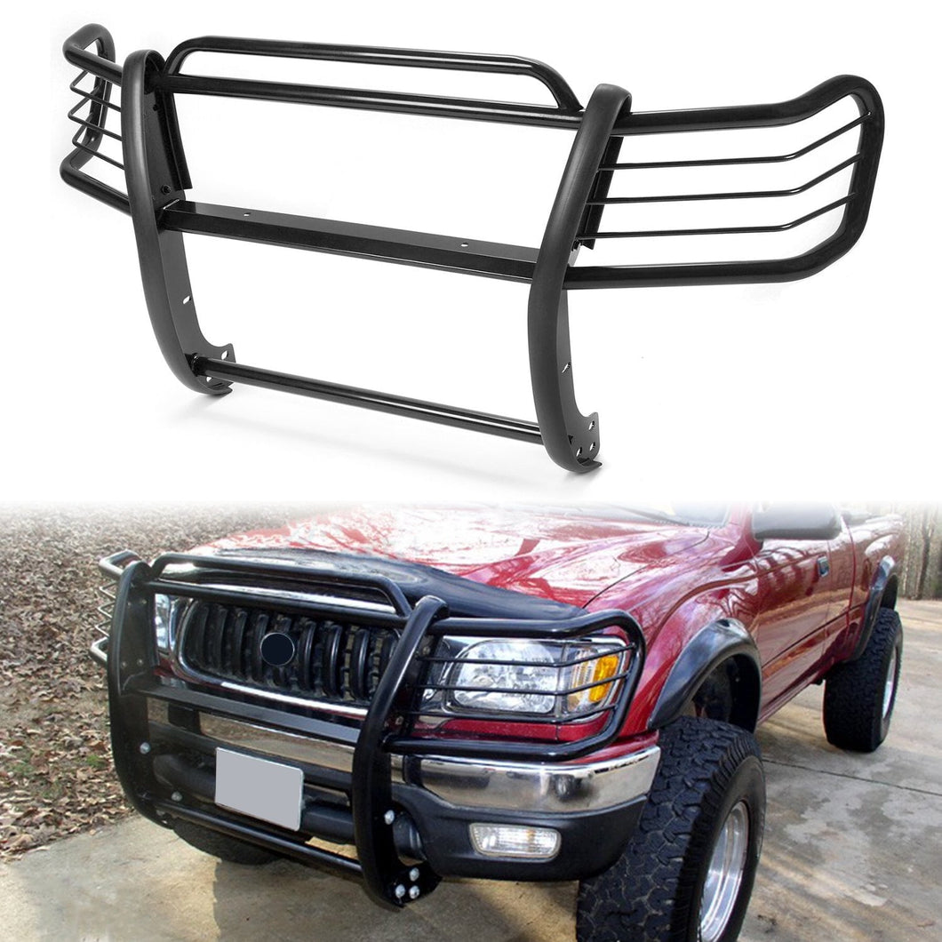 Kojem Front Bumper Grill Brush Guard Light Protector  for 1998-2004 Toyota Tacoma Steel