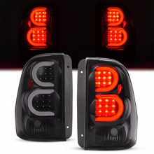 Load image into Gallery viewer, LED Tube Tail Lights Black Smoke For Chevy Trailblazer Trail Blazer 2002-2009