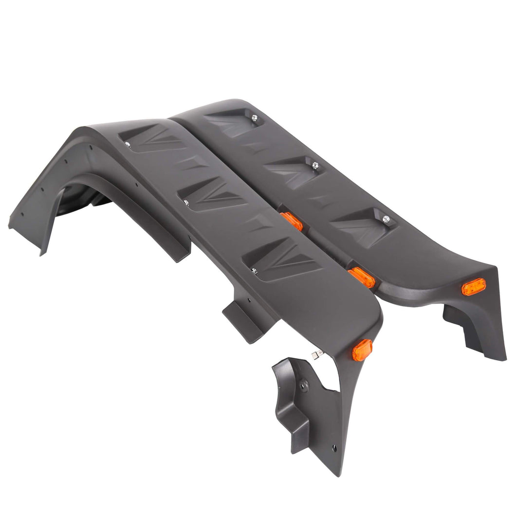 YIKATOO® Rivet Fender Flares for 2007-2018 Jeep JK Wrangler - junior