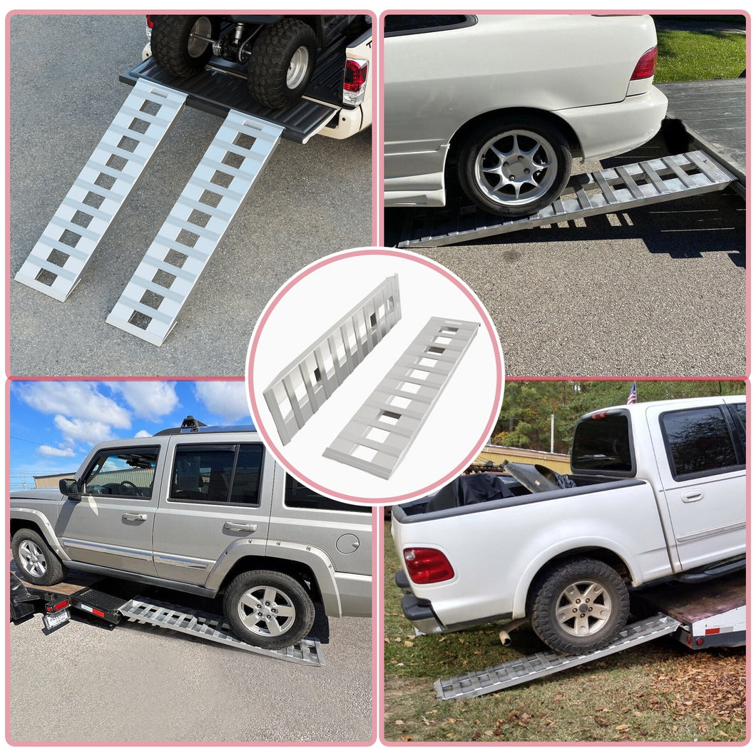 Buck Ramp Auto Loading Kojem 60x15 Aluminum Loading Trailer Ramps for Truck Car Auto ATV UTV ...
