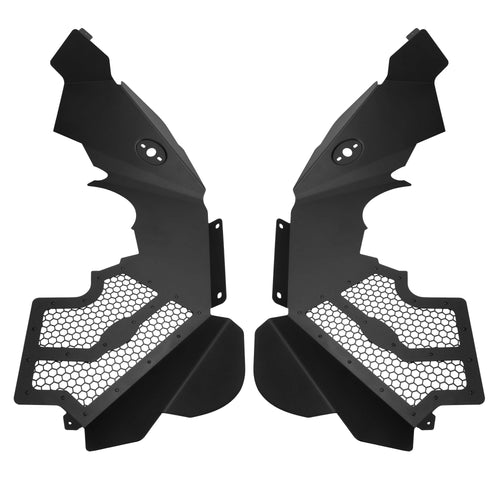 YIKATOO® Solid Aluminum Front Inner Fender Liner Flares For 2007-2018 Jeep Wrangler JK -junior