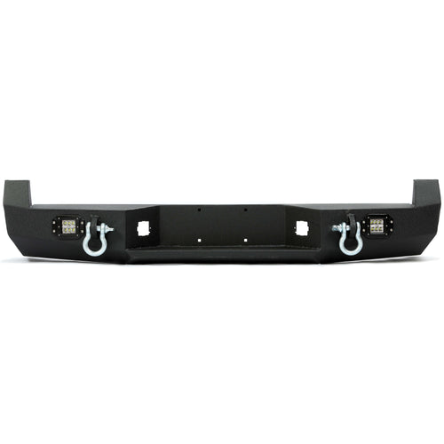 YIKATOO® Rear Bumper for 2005-2015 Toyota Tacoma w/LED Light+D Ring - junior