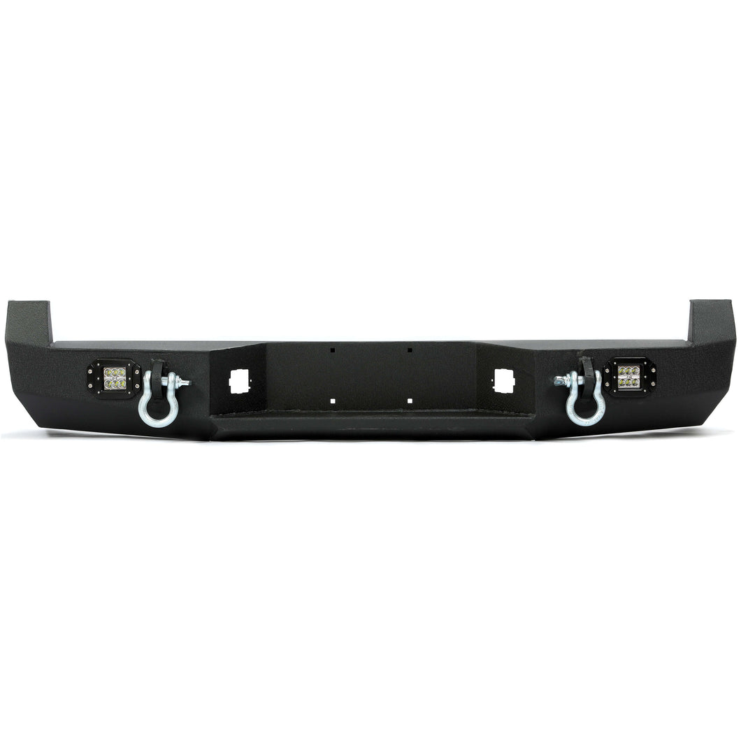 YIKATOO® Rear Bumper for 2005-2015 Toyota Tacoma w/LED Light+D Ring - junior