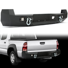 Load image into Gallery viewer, YIKATOO® Rear Bumper for 2005-2015 Toyota Tacoma w/LED Light+D Ring - junior
