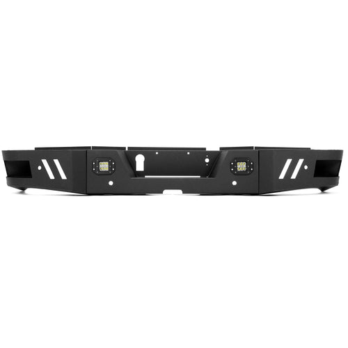 YIKATOO®Rear Bumper Step Bumper Guard Compatible with 2010-2021 Dodge Ram 2500 3500 Heavy Duty Steel -junior