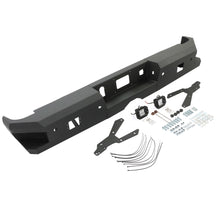 Load image into Gallery viewer, YIKATOO® Off-Road Rear Bumper Heavy-duty Steel Compatible with 2014-2019 Chevy Silverado GMC Sierra 1500 2500 HD 3500 HD with 2 LED -junior