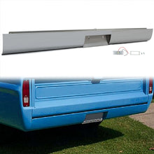 Load image into Gallery viewer, YIKATOO® Steel Roll Pan Rollpan Bumper Compatible with 1967-1972 Ford F100 Fleetside w/License Plate Hole&amp;Light -junior