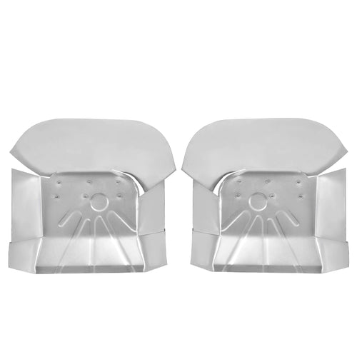 YIKATOO® Rear Floor Pans Silver LH RH For 1978-1988 El Camino,Malibu, Regal,Monte Carlo -junior