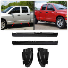 Load image into Gallery viewer, YIKATOO® 4Pcs Quad Cab Rocker Panel &amp; Cab Corner Set OE Style FOR 2002-2009 Dodge Ram -junior
