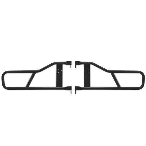 YIKATOO® Pair Tubular Door Tube Doors Compatible with 1987-2006 Jeep Wrangler TJ YJ Black Steel Off-road Style -junior