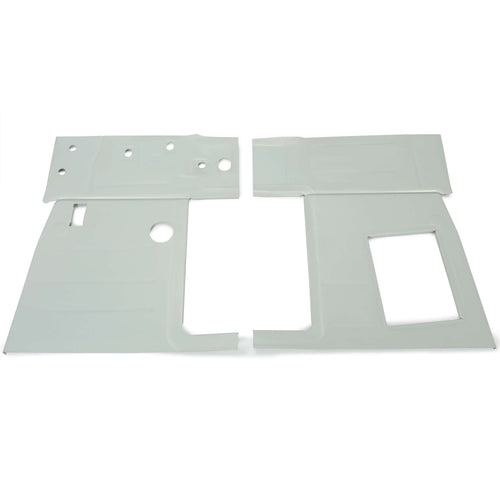 YIKATOO® Steel Floor Pan Front Pair Panel Compatible with 1947-1954 Chevrolet (First Series) & GMC Pick-Up & Panel Truck - Galvanized Silvery -junior