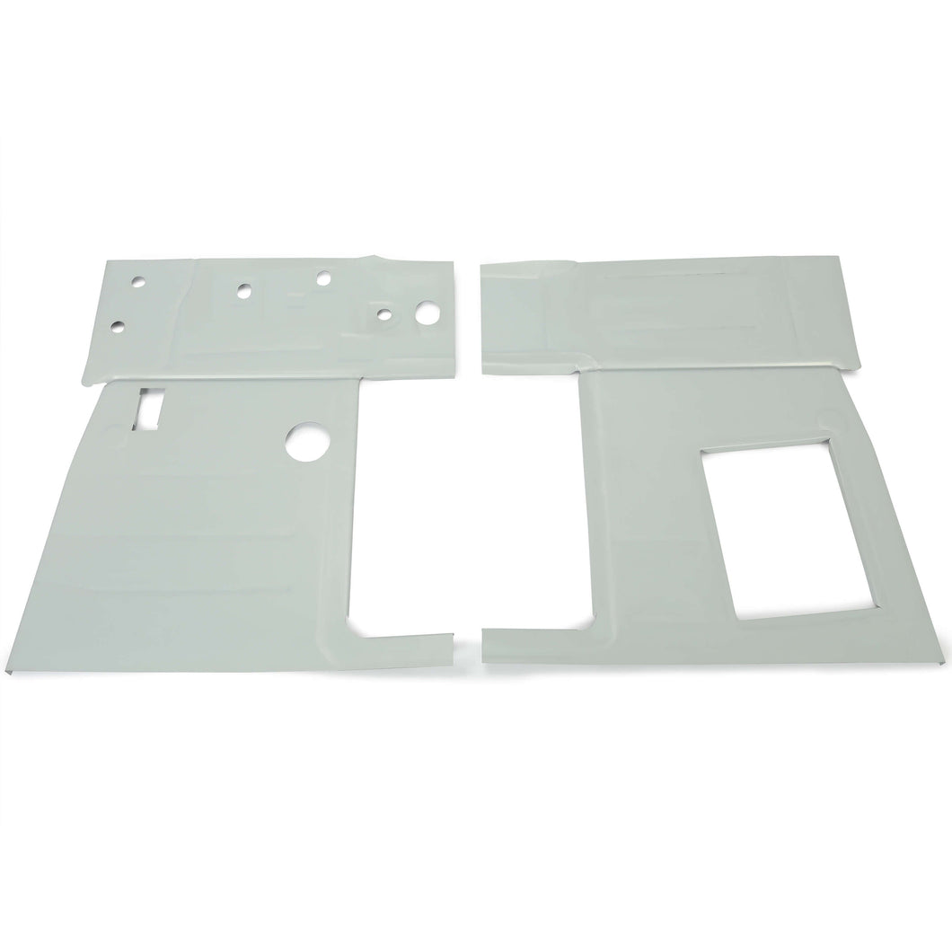 YIKATOO® Steel Floor Pan Front Pair Panel Compatible with 1947-1954 Chevrolet (First Series) & GMC Pick-Up & Panel Truck - Galvanized Silvery -junior