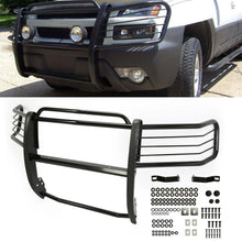 Load image into Gallery viewer, YIKATOO® Brush Guard Compatible with 2007-2014 Tahoe 1500/ Suburban 1500/ Avalanche 1500 Black Steel Grille Protection Grille Protector -junior