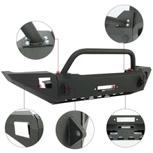 Load image into Gallery viewer, YIKATOO® Front Bumper Textured Black Steel W/ Bull Bar For 1997-2004 Dodge Dakota Durango -junior