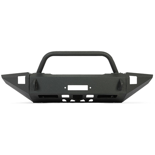 YIKATOO® Front Bumper Textured Black Steel W/ Bull Bar For 1997-2004 Dodge Dakota Durango -junior