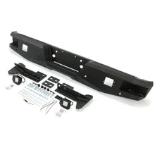 Load image into Gallery viewer, YIKATOO® Off-road Rear Bumper Compatible with 1999-2016 Ford Super Duty F250 F350 with 2 LED Lights Powder coated Steel -junior