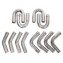Load image into Gallery viewer, YIKATOO®  Universal 2.5 Inches Custom Stainless Exhaust Tubing Mandrel Pipe Straight U-Bend Kit-junior