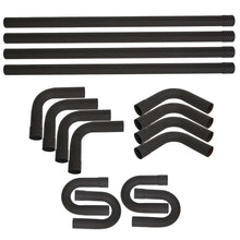 Load image into Gallery viewer, YIKATOO® 16PCS 2.25 InchesOD DIY CUSTOM EXHAUST TUBING MANDREL BEND PIPE STRAIGHT &amp; U-BEND KIT-junior