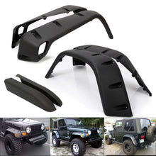 Load image into Gallery viewer, YIKATOO® Extended Fender Flares Kit for 1997-2006 Jeep Wrangler TJ,6PC 7 Inches Wide Black Pocket - junior